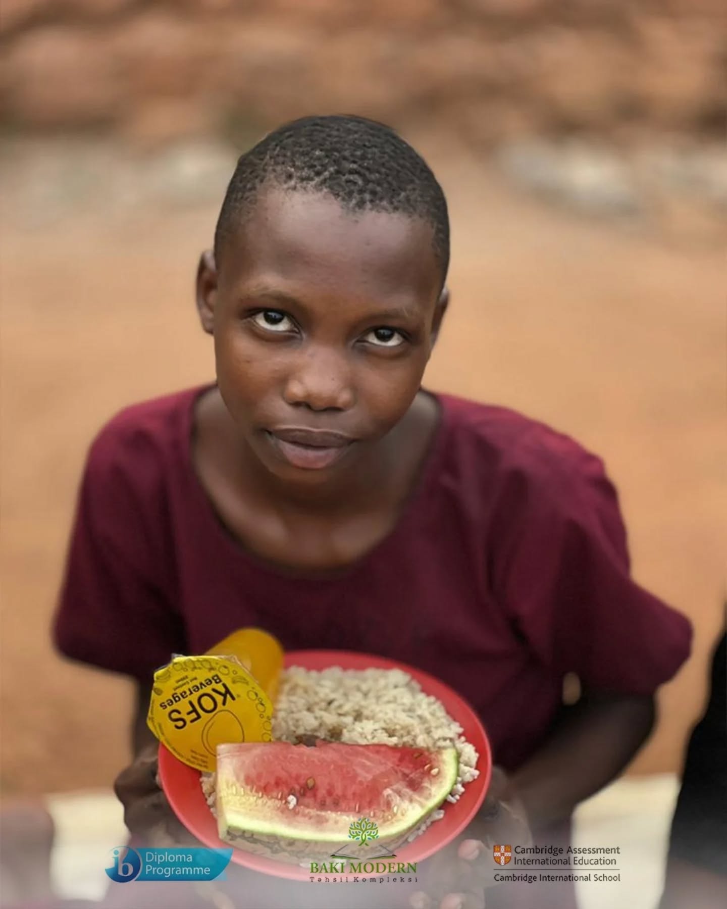 Baku Modern students support children affected by hunger in Uganda