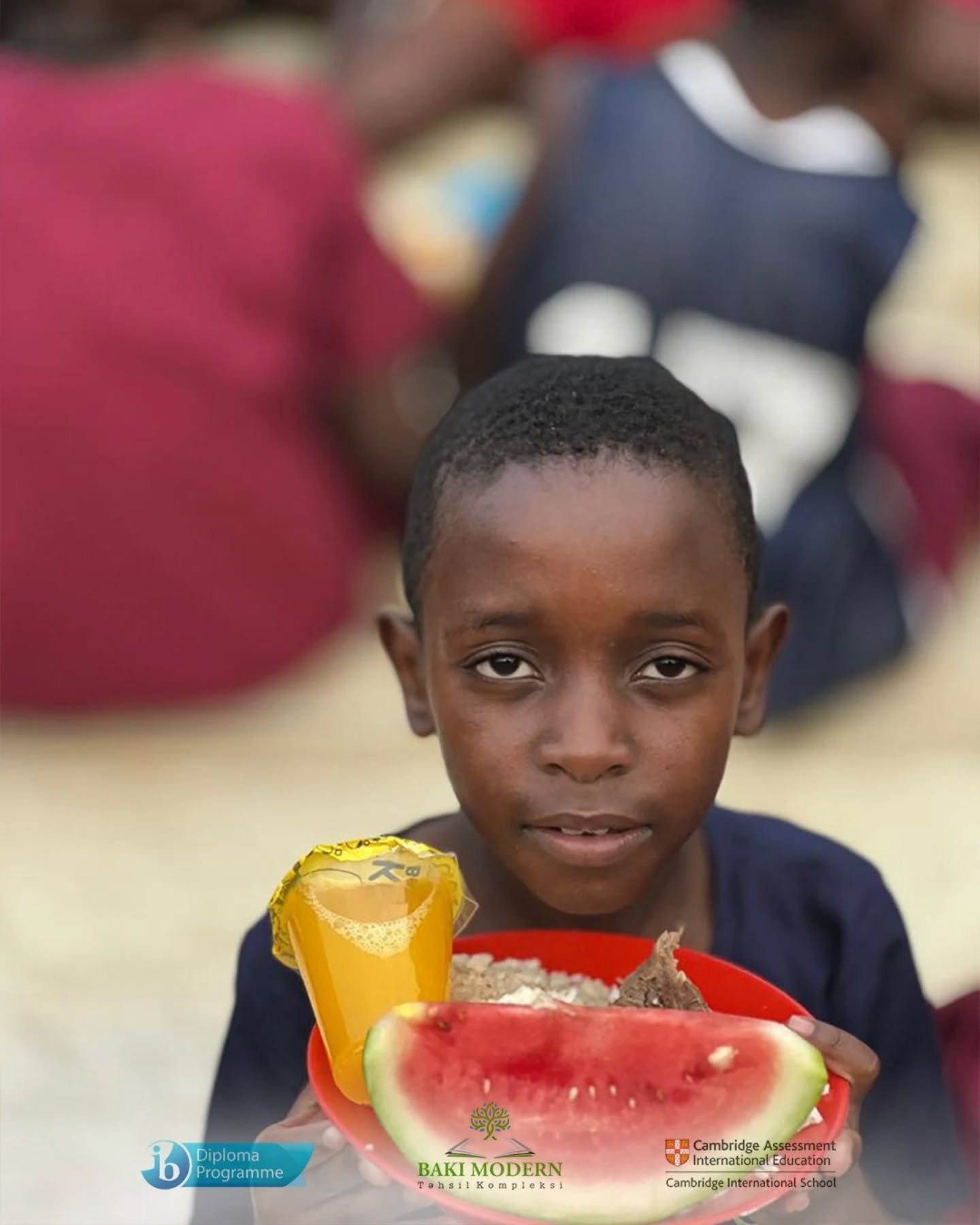 Baku Modern students support children affected by hunger in Uganda