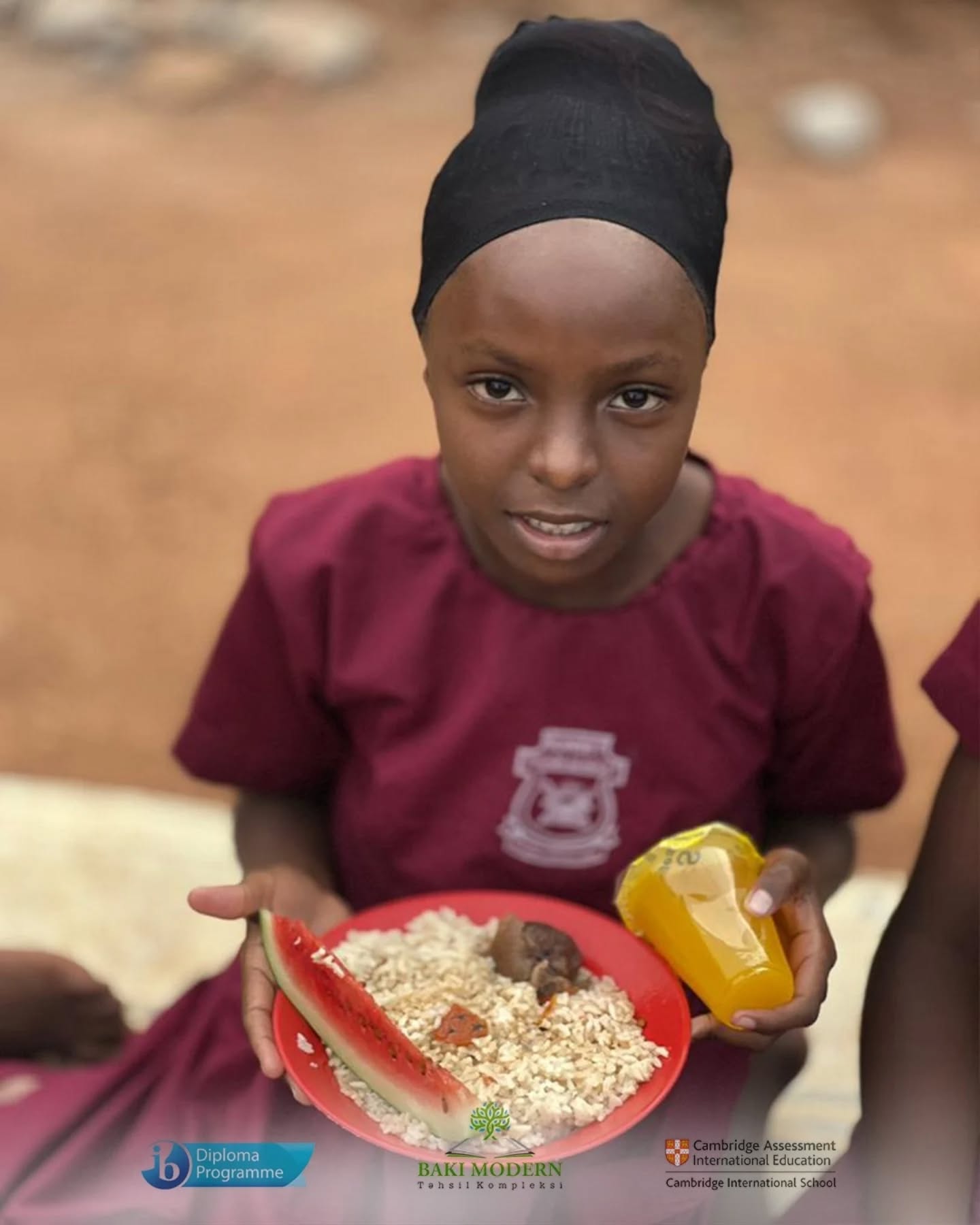 Baku Modern students support children affected by hunger in Uganda