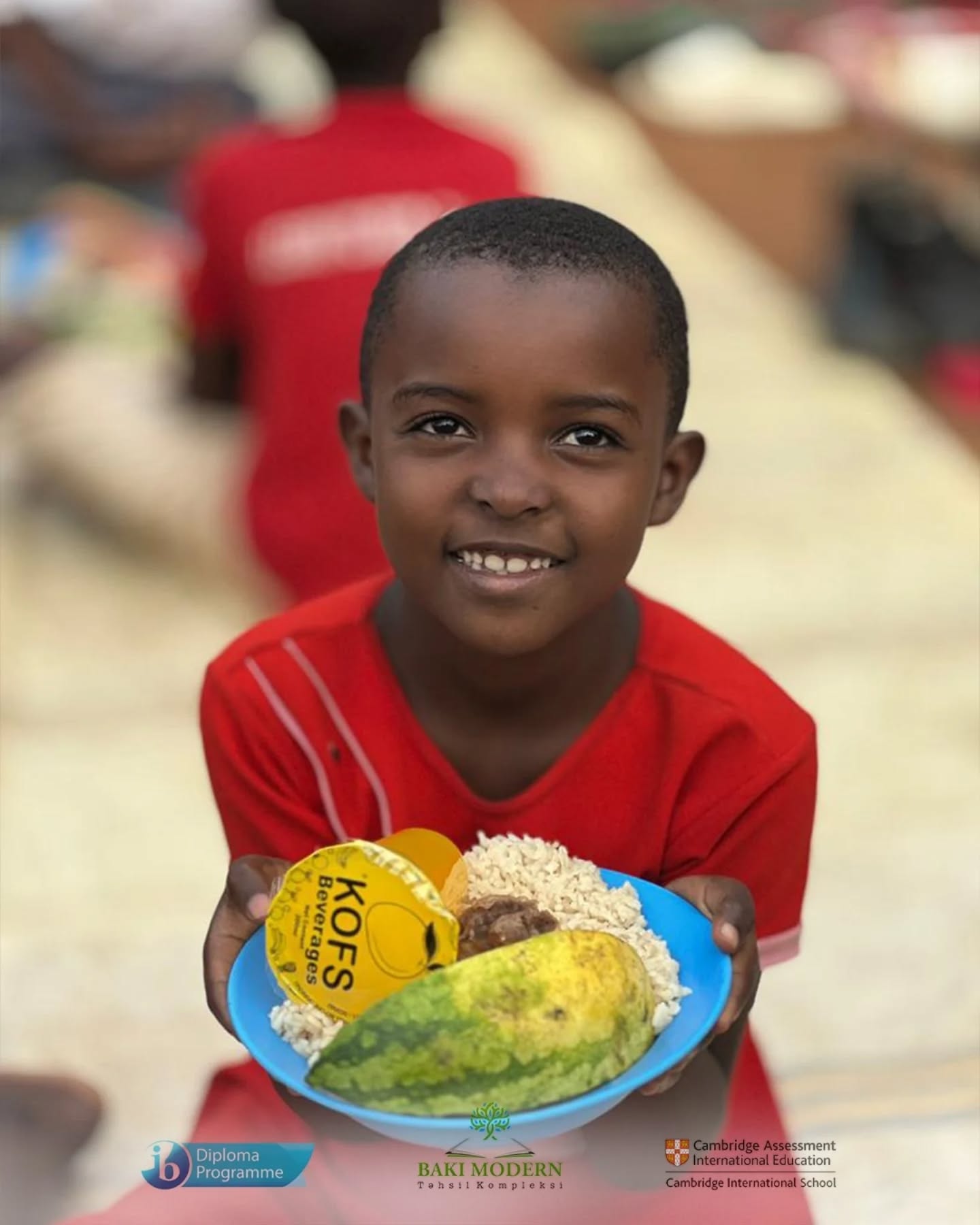 Baku Modern students support children affected by hunger in Uganda