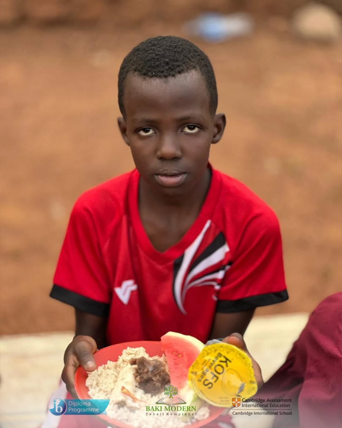 Baku Modern students support children affected by hunger in Uganda