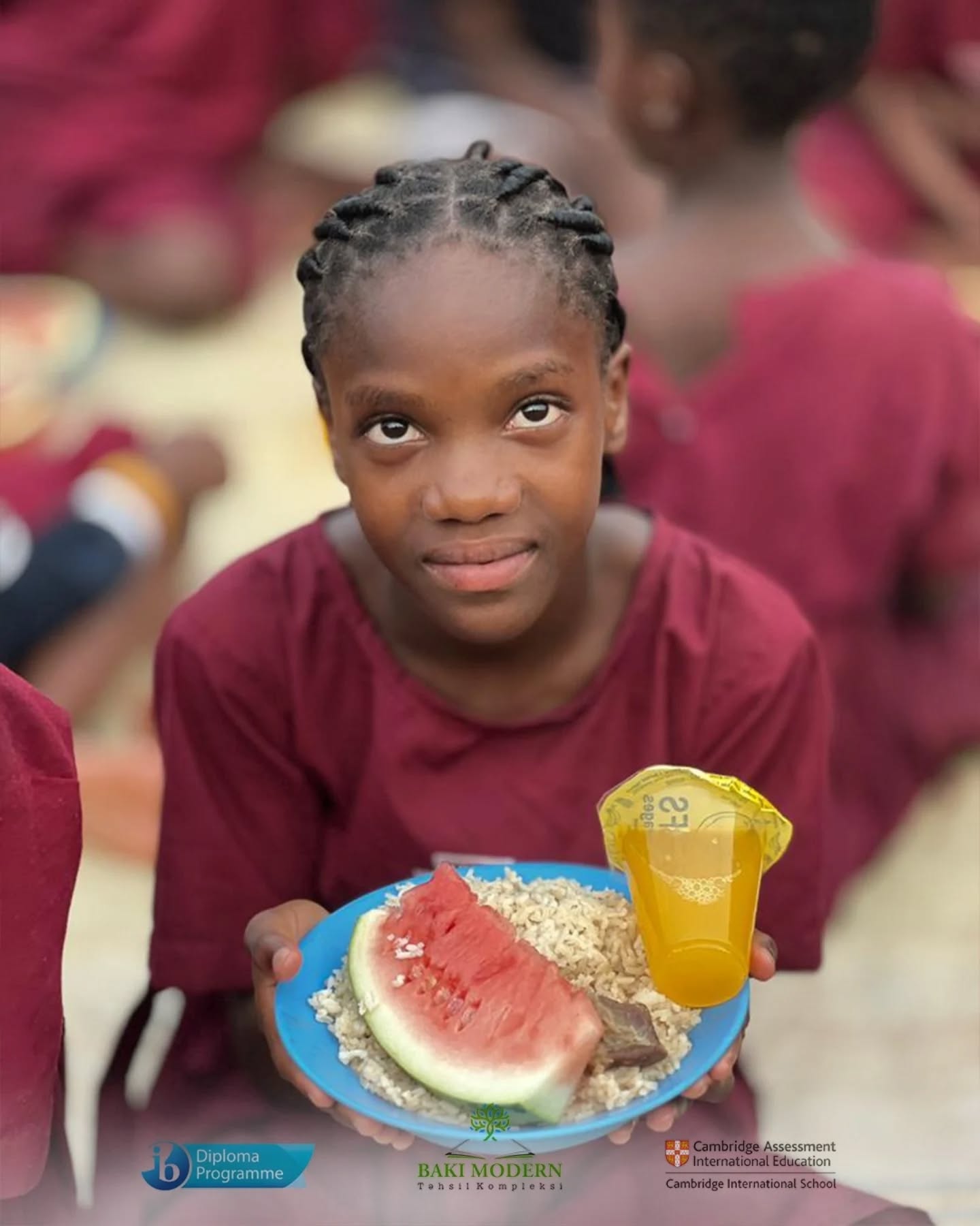 Baku Modern students support children affected by hunger in Uganda