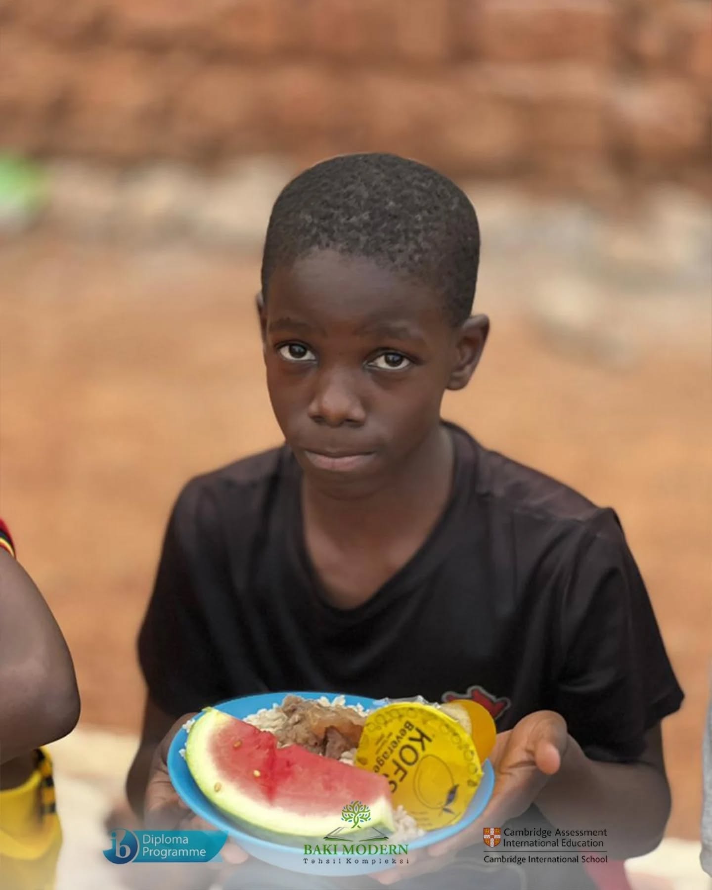 Baku Modern students support children affected by hunger in Uganda