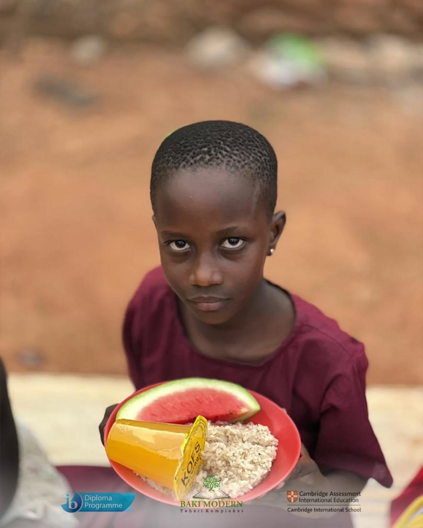 Baku Modern students support children affected by hunger in Uganda