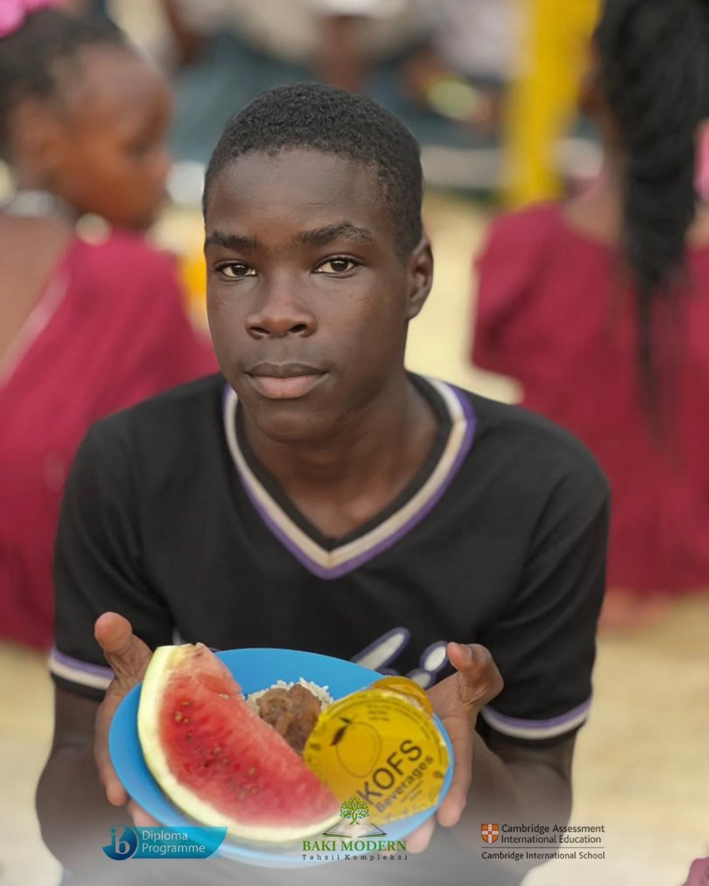 Baku Modern students support children affected by hunger in Uganda