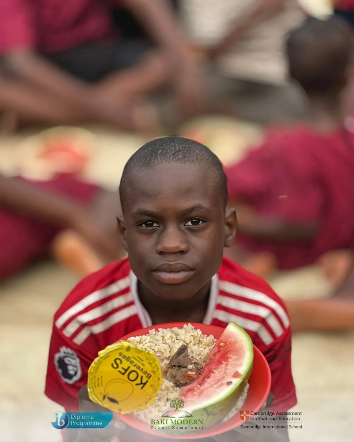 Baku Modern students support children affected by hunger in Uganda
