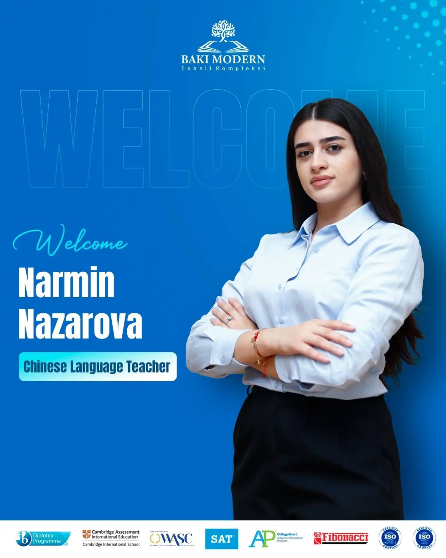 Baku Modern Welcomes Chinese Language Teacher Narmin Nazarova